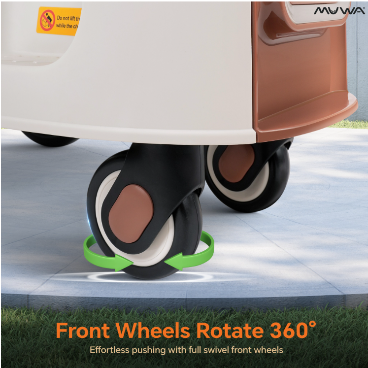 3-in-1 Ride-On Car & Rocker with Push Handle 🚗🌟