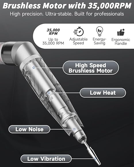 2-in-1 Nail Drill & Dust Collector 💅✨ All-in-One Salon Precision