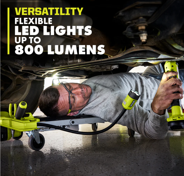 2-in-1 Illuminated Crawler Seat 🛠️💡 | Your Ultimate All-Position Workspace