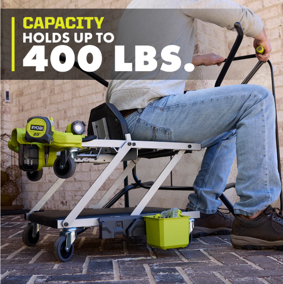 2-in-1 Illuminated Crawler Seat 🛠️💡 | Your Ultimate All-Position Workspace