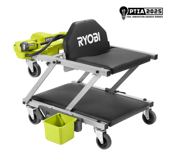 2-in-1 Illuminated Crawler Seat 🛠️💡 | Your Ultimate All-Position Workspace