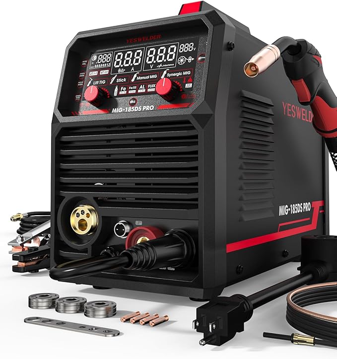 5-in-1 Multi-Process Welder 🛠️ | 185A Power, Dual Voltage