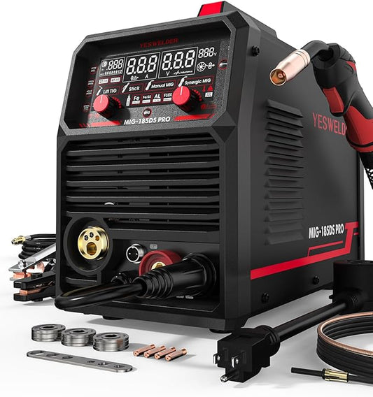 5-in-1 Multi-Process Welder 🛠️ | 185A Power, Dual Voltage